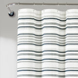 Urban Woven Yarn Dyed Recycled Cotton Blend Shower Curtain
