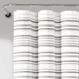 Urban Woven Yarn Dyed Recycled Cotton Blend Shower Curtain