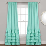 Allison Ruffle Curtain Set