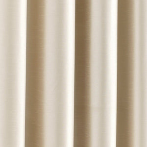 Faux Silk 100% Blackout Window Curtain Panel