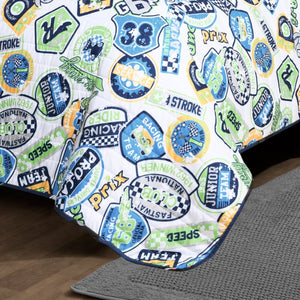 Race Cars Quilt Set