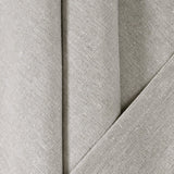 Burlap Knotted Tab Top Window Curtain Panel Set