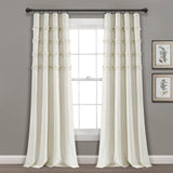 Vintage Stripe Yarn Dyed Window Curtain Panel Set