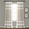 Cape Cod Stripe Yarn Dyed Cotton Window Curtain Panel Set