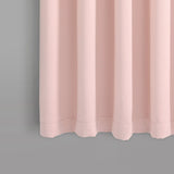 Insulated Knotted Tab Top Blackout Window Curtain Panel Set