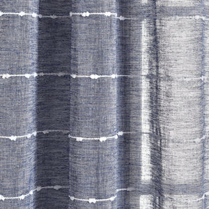 Farmhouse Textured Sheer Back Tab Rod Pocket Window Curtain Panel Set