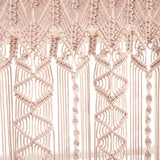 Boho Macrame Textured Cotton Valance