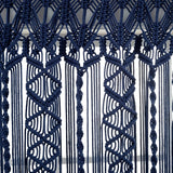 Boho Macrame Textured Cotton Valance