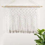 Boho Macrame Textured Cotton Valance