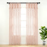 Boho Macrame Textured Cotton Window Curtain