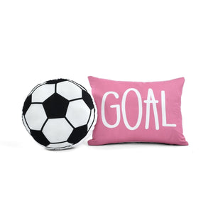 Girls Soccer Kick Quilt Set