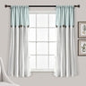 Linen Button Window Curtain Panel