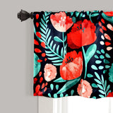 Poppy Garden Valance