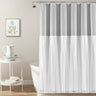 Tulle Skirt Colorblock Shower Curtain