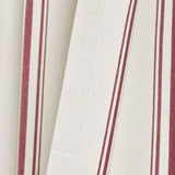 Farmhouse Stripe Yarn Dyed Recycled Cotton Blend Window Curtain Panel Set