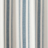 Farmhouse Stripe Yarn Dyed Recycled Cotton Blend Window Curtain Panel Set