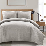 Mid Century Circle Cotton Quilt 3 Piece Set