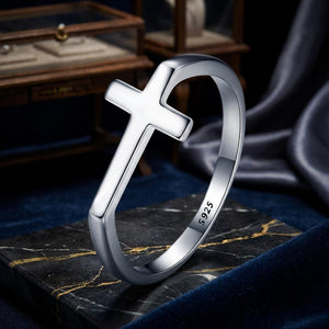 925 Sterling Silver Oxidized 1.7mm Ring for Women - Size 6.0
