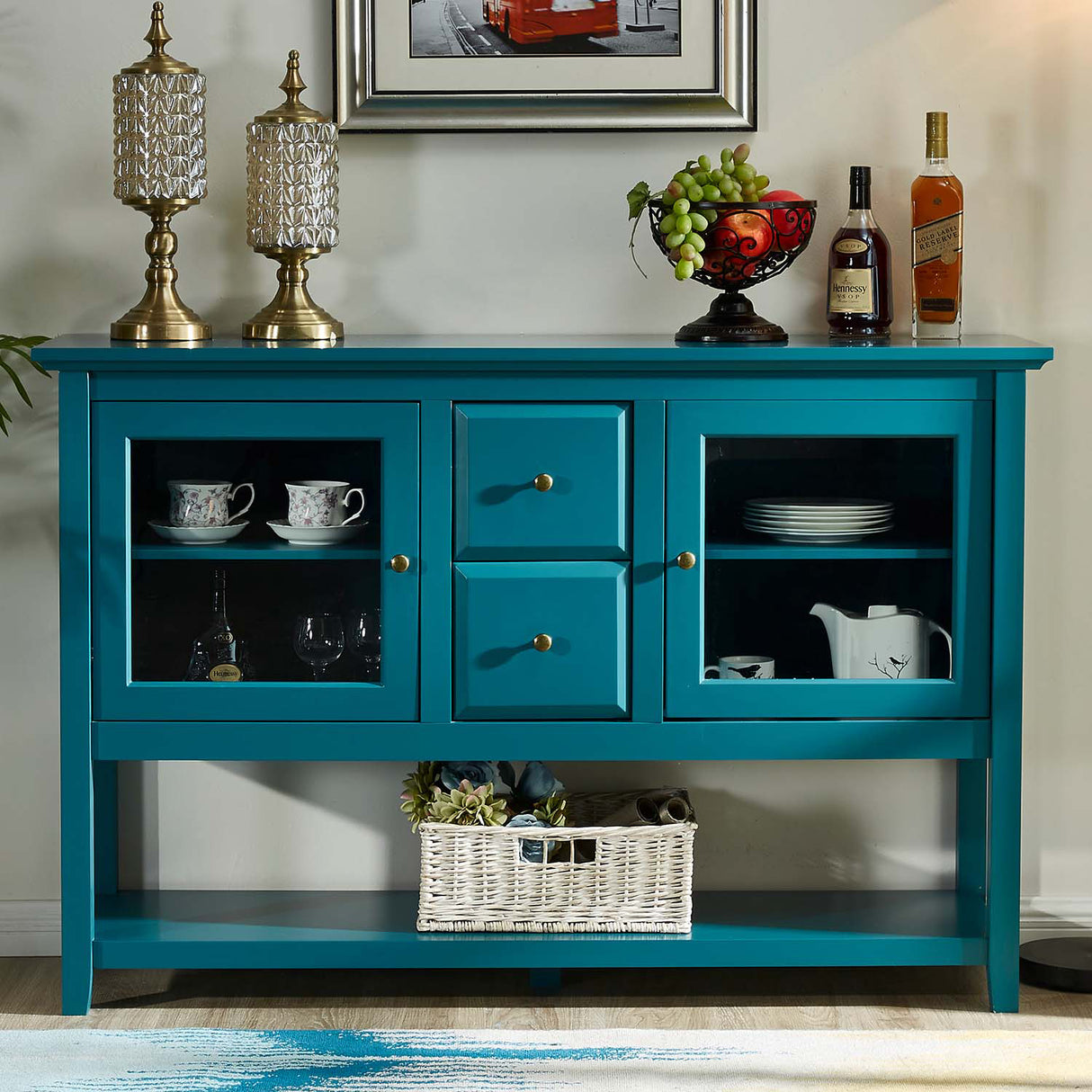 52" Modern Sideboard Storage Cabinet