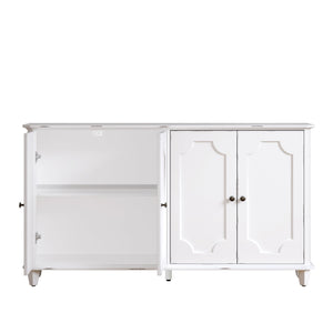 Vintage Distressed Sideboard Buffet Cabinet
