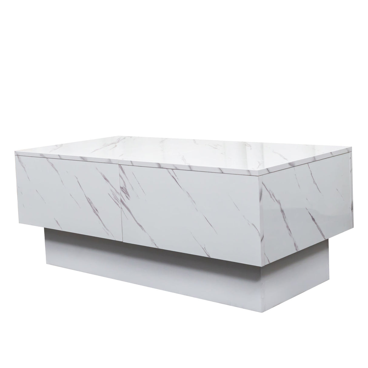 Coffee Table with Sliding Tabletop and Hidden Storage