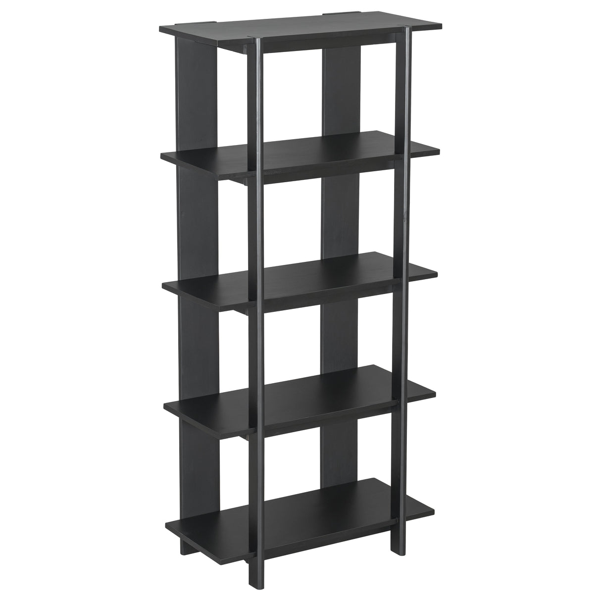 4-Tier Wooden Open Bookcase