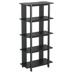 4-Tier Wooden Open Bookcase