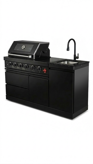 65.4-Inch Deluxe Stainless Steel Propane Gas Outdoor Kitchen Grill