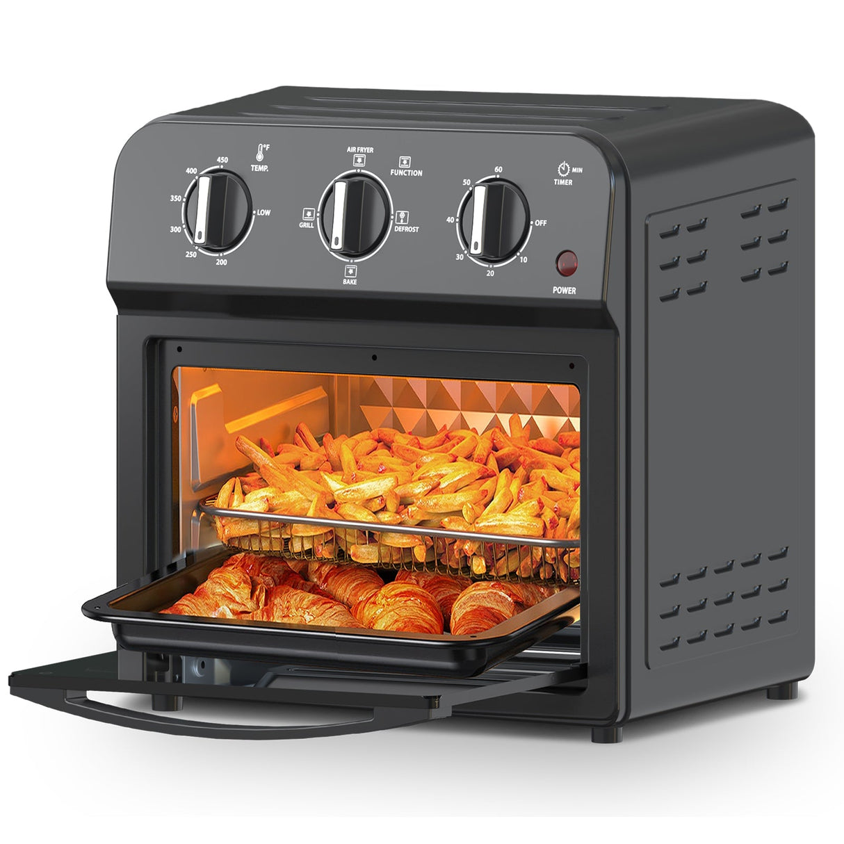 Family Size Air Fryer Toaster Oven Combo, 13QT