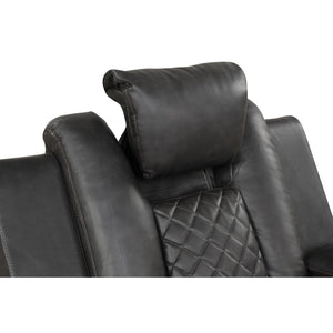 Benz - Power Recliner Set With LED Lighting And USB Charging