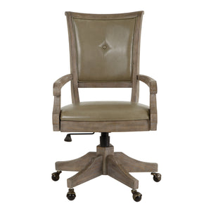 Lancaster - Fully Upholstered Swivel Chair - Dove Tail Gray