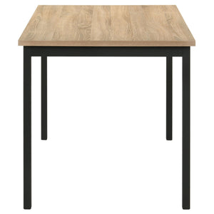 Garza Rectangular 48-inch Dining Table Greige Oak