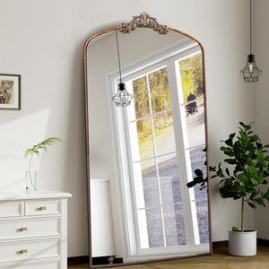 Vintage Ornate Arched Full Length Mirror