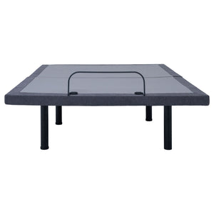 California King Adjustable Bed Base With Ergonomic Support And Wireless Remote Control - Black