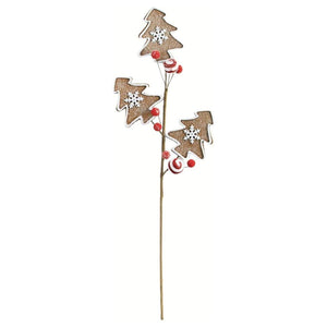 17" Christmas Tree Cookie Spray: Peppermint