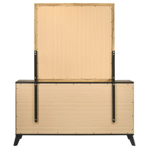 Kaywood 6-drawer Dresser and Mirror Natural Pine