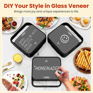 3-in-1 Electric Sandwich Maker & Waffle Grill