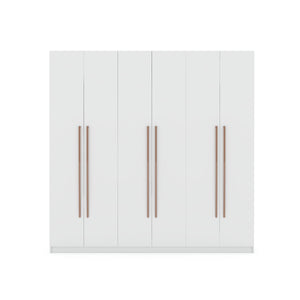 Gramercy - Free Standing Wardrobe Closet With Drawers And Shelves