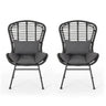 Calypso - Outdoor Chair With Water Resistance Cushion And Iron Frame
