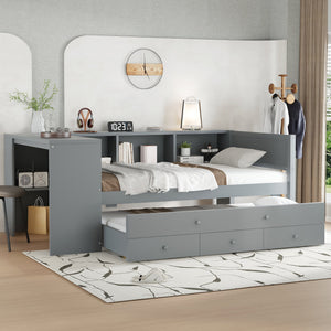 Twin Size Daybed with Trundle and Storage