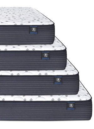 Hybrid Plush Mattress with Cooling Foam and Lumbar Support