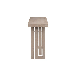 U_STYLE Uniquely Designed Oak Veneer Console Table