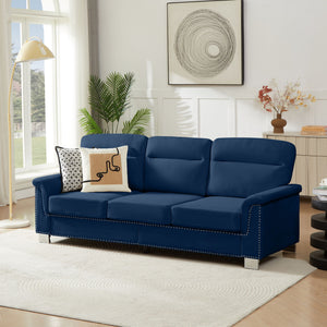 3 Seater Elegant Stationary Sofa