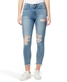 William Rast Ripped High-Rise Ankle Skinny Jeans