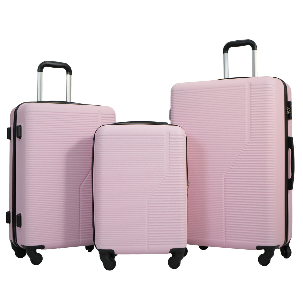7-Piece Luggage Set ABS Lightweight & Durable with Spinner Wheels