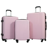 7-Piece Luggage Set ABS Lightweight & Durable with Spinner Wheels