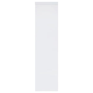 Jude 3-shelf Engineered Wood Media Tower High Gloss White