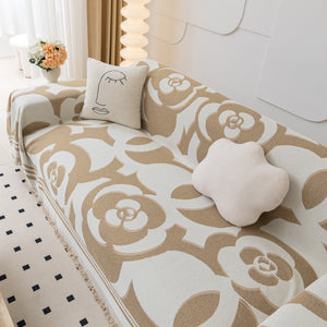Chenille Sofa Cover Blanket, Couch Cover Blanket Throws for Couches Living Room Furniture Throw Covers