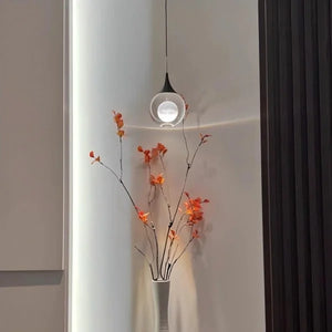 Minimalist Clear Glass Pendant Light Hanging Ceiling Fixture