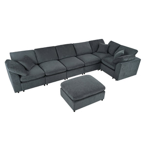 U_Style 120.8" Extra Large Modular Sectional Sofa